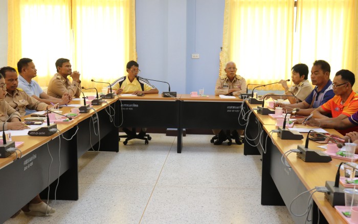 ประชุมเตรียมการจัดการแข่งขันกีฬาต้านยาเสพติดหนองอียอเกมส์