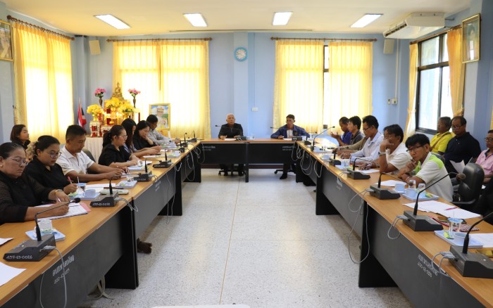 การประชุมเตรียมการจัดงานบรรพชาอุปสมบทภิกษุสามเณรภาคฤดูร้อน