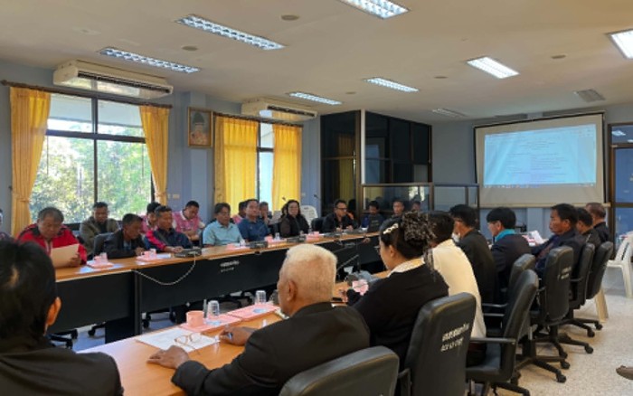 การประชุมเตรียมการจัดงานมหกรรมส่งเสริมการเกษตรและผลิตภัณฑ์ชุมชน ประจำปี 2569