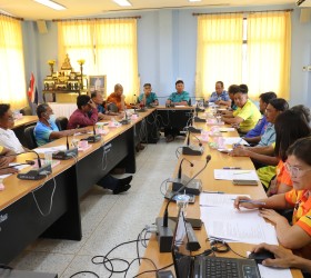 ประชุมเตรียมความพร้อมและรับฟังข้อเสนอในการจัดงานโครงการต่างๆ ขององค์การบริหารส่วนตำบล