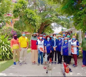 กิจกรรมรณรงค์พ่นหมอกควันกำจัดยุงลายและพาหะนำโรคไข้เลือดออก